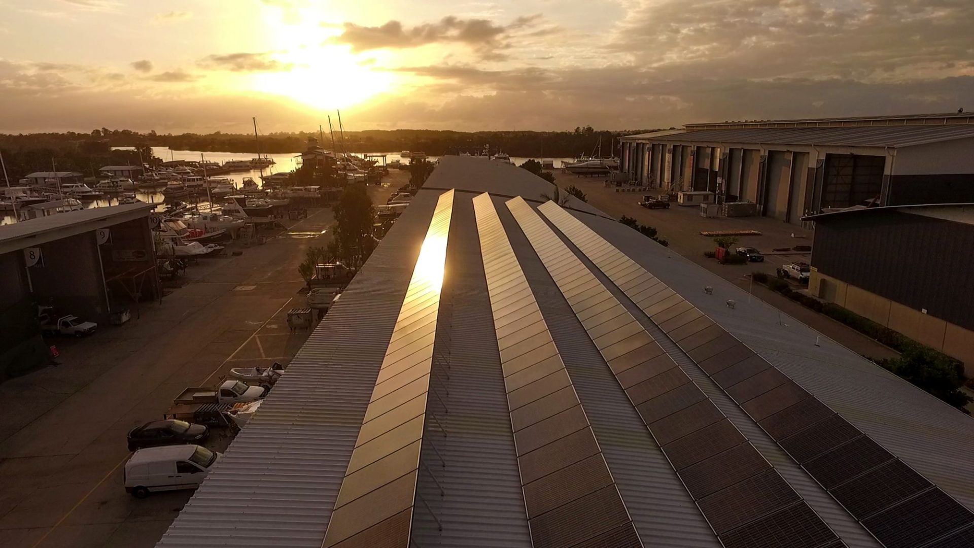 Solar Panels at Gold Coast Marina